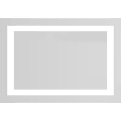 Зеркало для ванной комнаты Volle Luna Cuadro 1648.53131700 (100x70 см, с подсветкой по контуру, без выключателя), Доступные размеры: 100 x 70, фото 