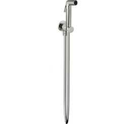 Гигиенический душ Volle Cascada H55 Nickel 1586.190102 (никель, лейка однорежимная, с держателем и шлангом), Цвет производителя: никель, фото 