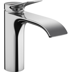 Смеситель для умывальника Hansgrohe Vivenis Chrome 75020000 (с каскадным изливом и донным клапаном), Цвет производителя: хром, фото 