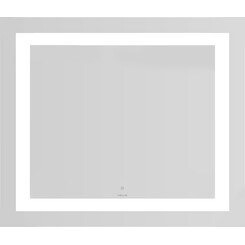 Зеркало для ванной комнаты Volle Luna Cuadro 1648.53127800 (80x70 см, с подсветкой по контуру, с сенсорным выключателем), Доступные размеры: 80 x 70, фото 