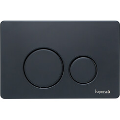 Панель смыва Imprese i-Frame i7111 Black Matt i7111SB (черная матовая), фото 