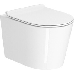 Безободковый подвесной унитаз Imprese Jess i11330 (c сиденьем), фото 