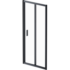 Душевая дверь Am.Pm Gem Solo Fold W90UG-090-1F-195BT (90 см, стекло прозрачное, профиль черный матовый), Доступные размеры: 90, Цвет производителя: черный матовый, фото 