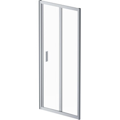 Душевая дверь Am.Pm Gem Solo Fold W90UG-090-1F-195MT (90 см, стекло прозрачное, профиль хром матовый), Доступные размеры: 90, Цвет производителя: сатин (хром матовый), фото 