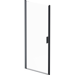 Душевая дверь Am.Pm Gem Solo Pivot W90UG-090-1P-195BT (90 см, стекло прозрачное, профиль черный матовый), Доступные размеры: 90, Цвет производителя: черный матовый, фото 
