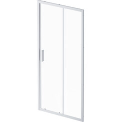 Душевая дверь Am.Pm Gem Solo Slide W90UG-100-1S-195MT (100 см, стекло прозрачное, профиль хром матовый), Доступные размеры: 100, Цвет производителя: сатин (хром матовый), фото 