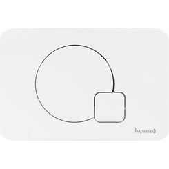 Панель смыва Imprese i-Frame i7115 White i7115PW (белая глянцевая), Цвет производителя: белый глянец, фото 