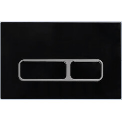 Панель змиву Koller Pool Edge Black/Ghrome KP-ED-002 (чорний матовий/хром), Колір виробника: чорний матовий, хром, фото 