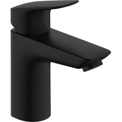 Смеситель для умывальника Hansgrohe Logis Black Matt 71100670 (черный матовый, с донным клапаном), Цвет производителя: черный матовый, фото 