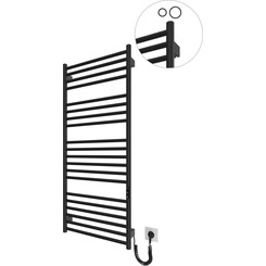 Электрический полотенцесушитель Hygge Family Greenwich 6.1.0304.06.BM (4820258983285, 530x1170, черный матовый, универсальный, с таймером), Доступные размеры: 530 x 1170, Цвет производителя: черный матовый, фото 