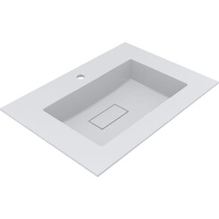 Умывальник Miraggio Erica 700 Miramarble 8813351 (70x50 см), Доступные размеры: 70 x 50, Технология производства: Miramarble, Цвет производителя: белый глянец, фото 