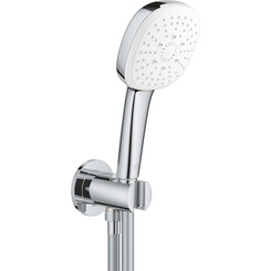 Лійка для душу Grohe Tempesta Cube 110 26910003 (трирежимна, зі шлангом та тримачем), фото 