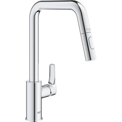 Смеситель для кухни Grohe Eurosmart 30619000 (с выдвижной лейкой), Цвет производителя: хром, фото 