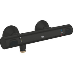 Смеситель для душа с термостатом Grohe Grohtherm 500 347932430 (черный матовый), фото 