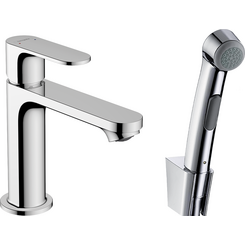 Смеситель для умывальника Hansgrohe Rebris S 72215000 (с гигиеническим душем), Цвет производителя: хром, фото 