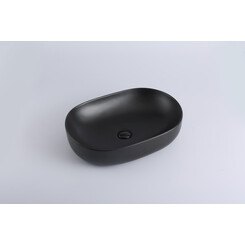 Умивальник Volle Vis Black Matt 1301.005004 (60x42 см, чорний матовий, чаша), Колір виробника: чорний матовий, фото 