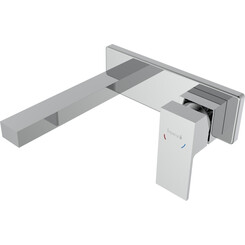 Смеситель скрытого монтажа для умывальника Imprese Karlov Chrome f03507601AC (внутренняя часть в комплекте), Цвет производителя: хром, фото 