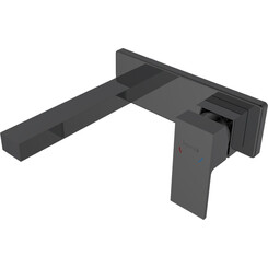 Смеситель скрытого монтажа для умывальника Imprese Karlov Black Matt f03507610AC (черный матовый, внутренняя часть в комплекте), Цвет производителя: черный матовый, фото 