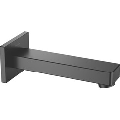 Излив для ванны Imprese Smart Black Matt ZMK101901232 (18 см, черный матовый, скрытого монтажа), фото 