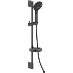 Душевой гарнитур Volle Cascada B45 De La Noche 1586.170504 (черный матовый, с мыльницей), фото 