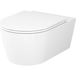 Безободковый подвесной унитаз Am.Pm Func FlashClean C8F1701SC (с сиденьем), фото 