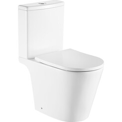 Безободковый унитаз-компакт Imprese Vaclav c06206403 (с сиденьем), фото 