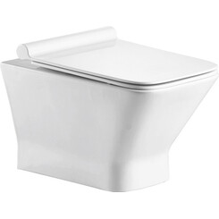 Безободковый подвесной унитаз Volle Leon 13-11-160 (с сиденьем), фото 