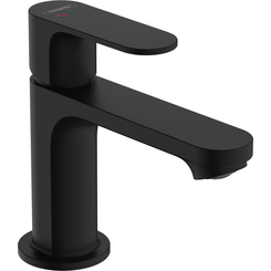 Смеситель для умывальника Hansgrohe Rebris S Black Matt 72513670  (черный матовый, с донным клапаном), Цвет производителя: черный матовый, фото 