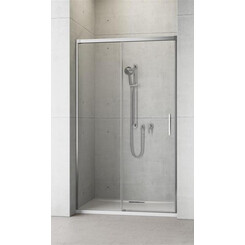 Душевая дверь Radaway Idea DWJ Chrome 387014-01-01L (100 см, левосторонняя, стекло прозрачное, профиль хром), Доступные размеры: 100, Цвет производителя: хром, Расположение проема (входа): справа, фото 