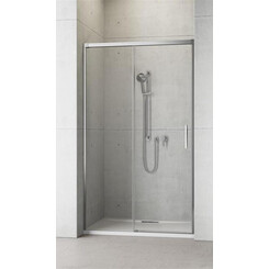 Душевая дверь Radaway Idea DWJ Chrome 387020-01-01L (160 см, левосторонняя, стекло прозрачное, профиль хром), Доступные размеры: 160, Цвет производителя: хром, Расположение проема (входа): справа, фото 