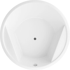 Акриловая ванна Radaway Meteora WA1-39-160US (160 см, отдельностоящая, с ножками и сифоном), фото 