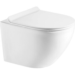 Безободковый подвесной унитаз Koller Pool Round Smart RN-0490-RW (с сиденьем), фото 