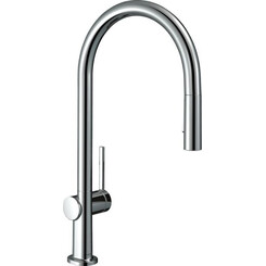 Змішувач для кухні Hansgrohe Talis M54 pull-out spray sBox 2jet Chrome 72801000 (з висувною лійкою), Колір виробника: хром, фото 