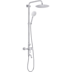 Душевая система Kroner KRP Edelstahl Klassisch ESG063 (Klassisch-ESG063, нержавейка, с изливом), Цвет производителя: нержавейка, фото 