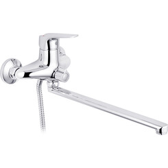 Змішувач для ванни Kroner KRP Odra C071 (з лійкою та шлангом), фото 