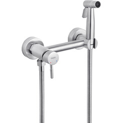 Гигиенический душ со смесителем Kroner KRP Edelstahl Klassisch ESG052 (нержавейка), Цвет производителя: нержавейка, фото 