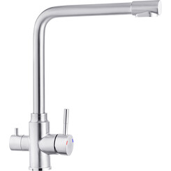 Смеситель для кухни Kroner KRP Edelstahl Klassisch ESG038 (нержавейка, с подключением питьевой воды), фото 