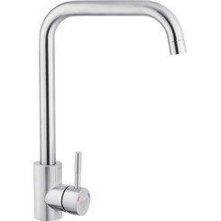 Смеситель для кухни Kroner KRP Edelstahl Klassisch ESG037 (нержавейка), фото 