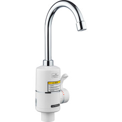 Проточный водонагреватель для кухни Kroner KRM Volt CW190FA (белый/хром, с электронагревом 3 кВт), фото 