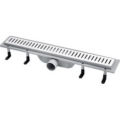 Линейный трап Kroner KRP Harz S70 (S70Sektion, 70 см, нержавейка, с решеткой Sektion), Цвет производителя: нержавейка, Доступные размеры: 70, фото 