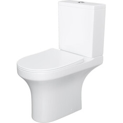 Безободковый унитаз-компакт Am.Pm Tender FlashClean C45A8800SC (с сиденьем микролифт), фото 