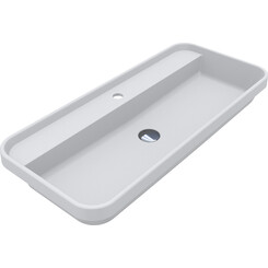 Умивальник Miraggio Ocean 900 Mirasoft 8814010 (90x40 см, білий матовий), Доступні розміри: 90 x 40, Технологія виробництва: Mirasoft Technology, Колір виробника: білий матовий, фото 