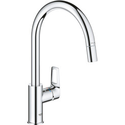 Змішувач для кухні Grohe QuickFix StartLoop 30556000 (з висувною лійкою), фото 
