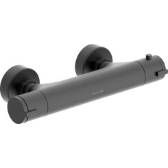 Смеситель для душа с термостатом Imprese Kucera Black Matt f03303410AB (черный матовый), Цвет производителя: черный матовый, фото 