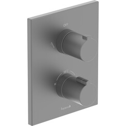 Смеситель скрытого монтажа для душа с термостатом Imprese Violik Black Matt f04610810AC (черный матовый, внутренняя часть в комплекте), Цвет производителя: черный матовый, фото 