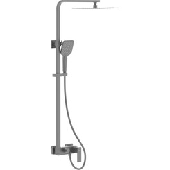 Душевая система Imprese Violik Black Matt t030B10810SQ (черная матовая, с изливом), Цвет производителя: черный матовый, фото 