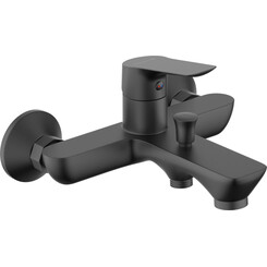 Смеситель для ванны Imprese Kucera Black Matt f03203410AA (черный матовый), фото 