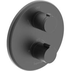 Смеситель скрытого монтажа для душа с термостатом Imprese Kucera Black Matt f04603410AC (черный матовый, внутренняя часть в комплекте), Цвет производителя: черный матовый, фото 