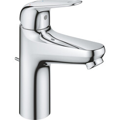 Змішувач для умивальника Grohe QuickFix Swift ColdStart M-Size 24328001 (з донним клапаном), фото 