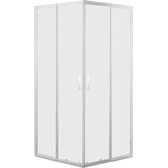 Душевая кабина Eger VI`Z new WZ White 599-066WZ/1 (95x95 см, стекло матовое, профиль белый глянцевый), Доступные размеры: 95 x 95, Цвет производителя: белый глянец, фото 